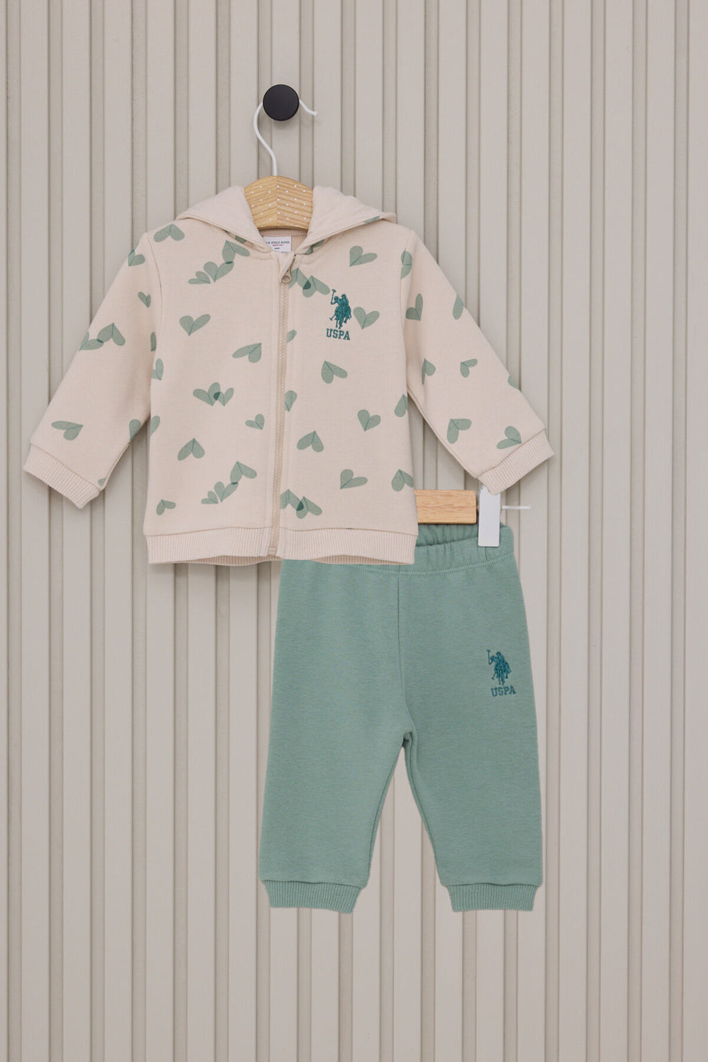 U.S. Polo Assn., Set de imbracaminte din amestec de bumbac - 3 piese