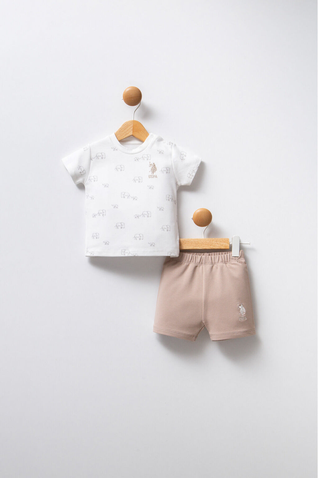 Set doua piese din amestec de bumbac, pentru copii