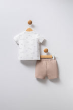 Set doua piese din amestec de bumbac, pentru copii