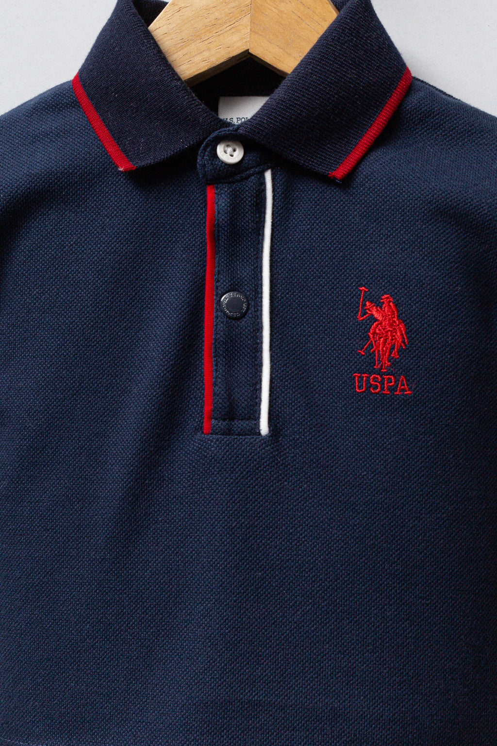 U.S. Polo Assn., Set de bluza polo din bumbac si pantaloni de trening