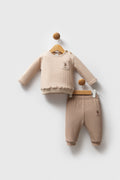 Set doua piese din amestec de bumbac, pentru copii
