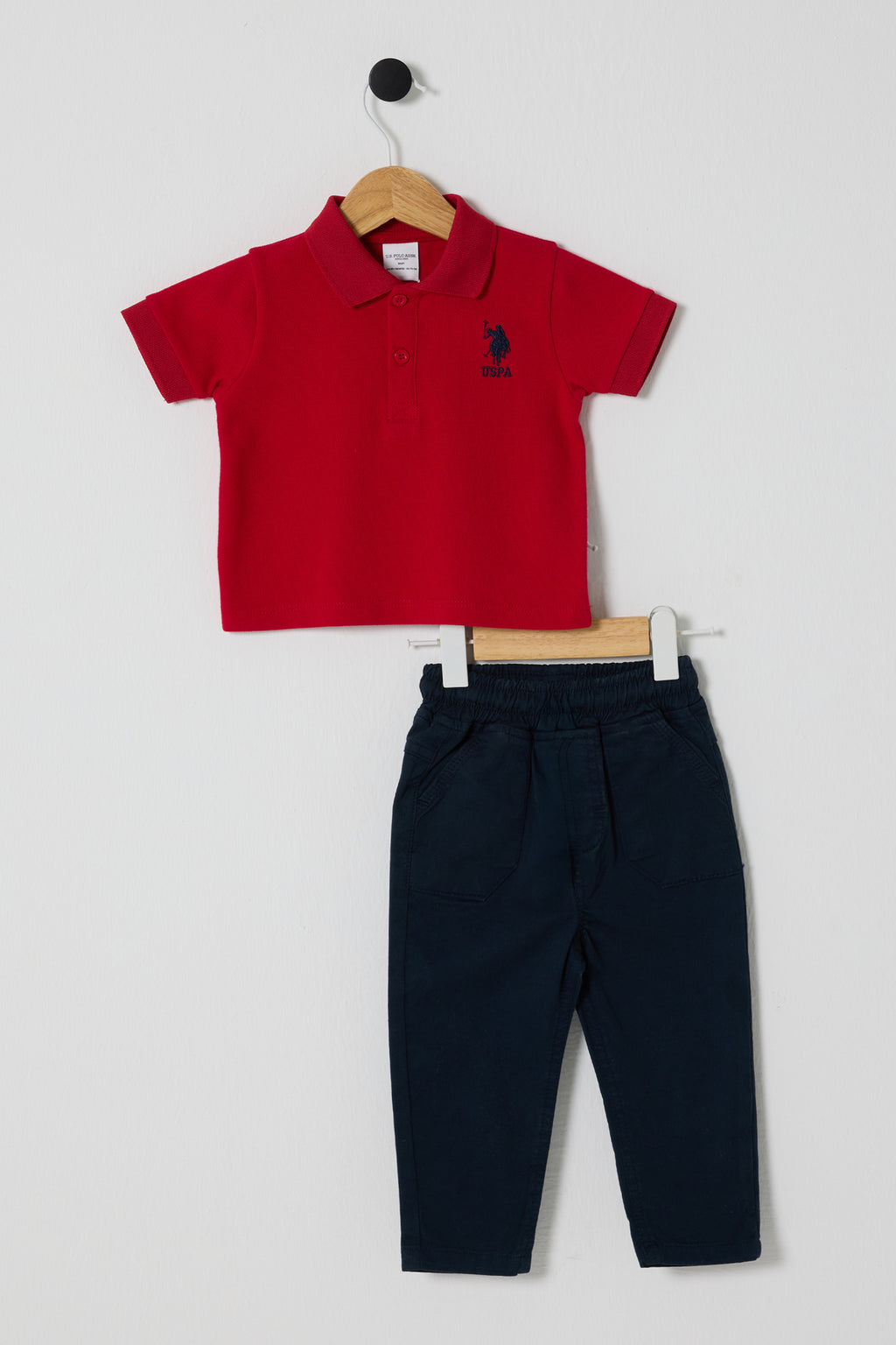 U.S. Polo Assn. Set doua piese pentru bebelusi