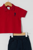 U.S. Polo Assn. Set doua piese pentru bebelusi