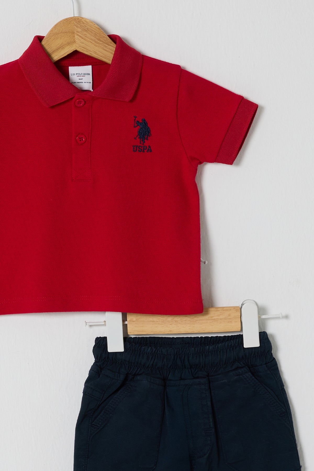 U.S. Polo Assn. Set doua piese pentru bebelusi
