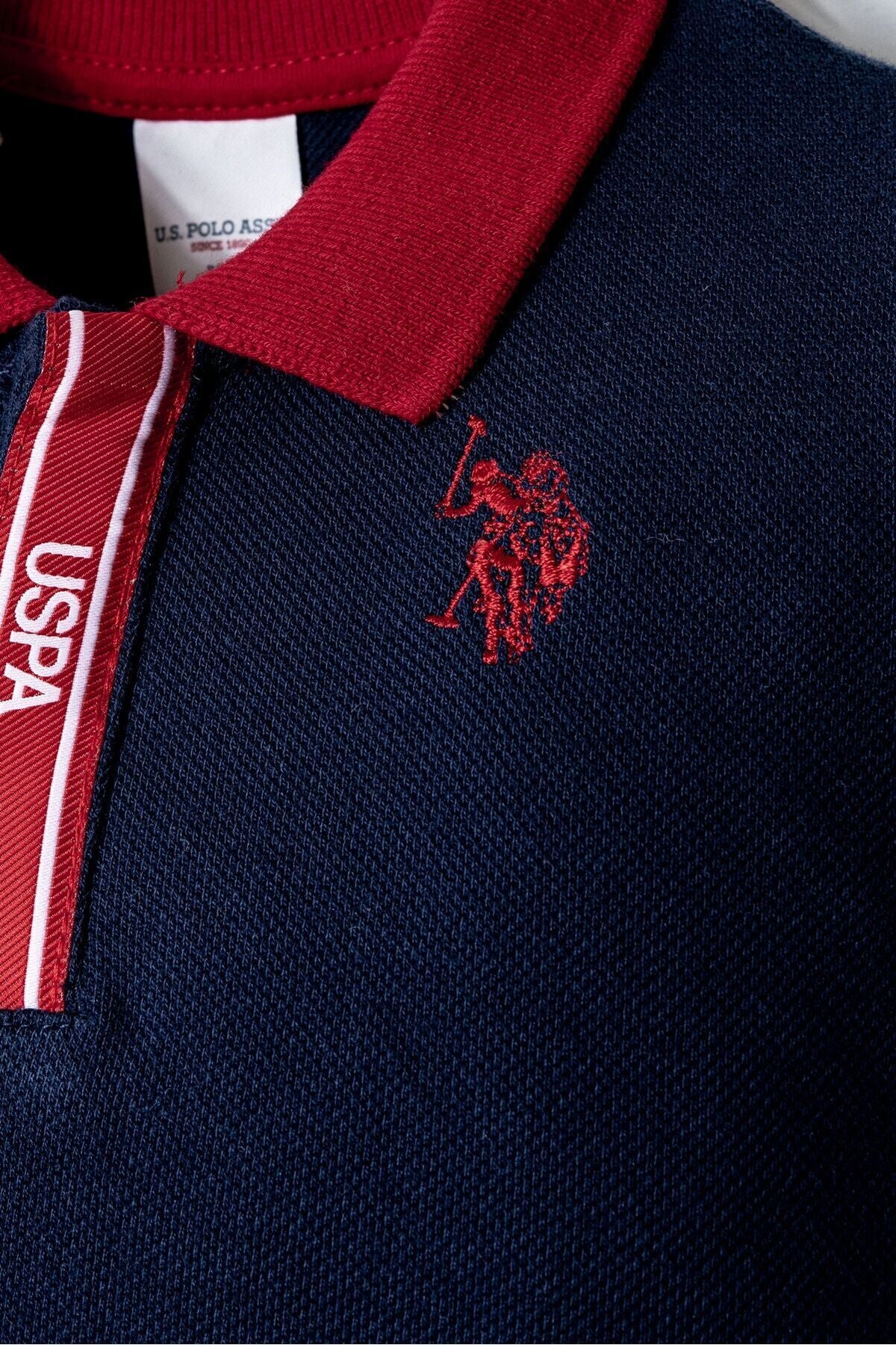 U.S. Polo Assn., Set de tricou polo si pantaloni scurti - 2 piese