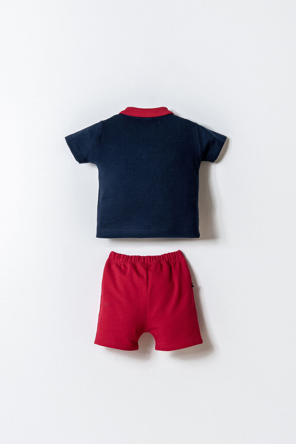 U.S. Polo Assn., Set de tricou polo si pantaloni scurti - 2 piese