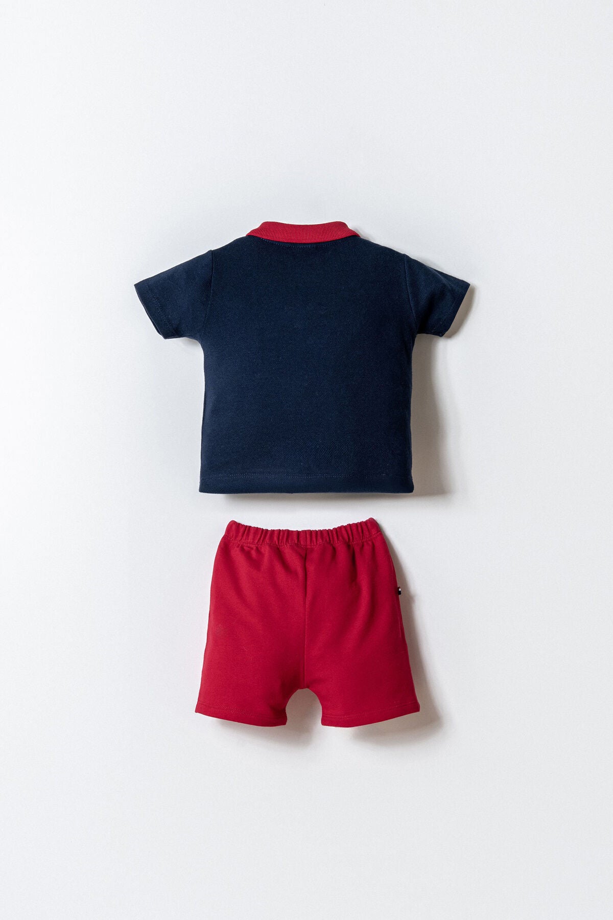 U.S. Polo Assn., Set de tricou polo si pantaloni scurti - 2 piese