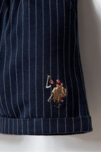 U.S. Polo Assn. Set doua piese cu tricou si pantaloni scurti pentru baieti, Bej