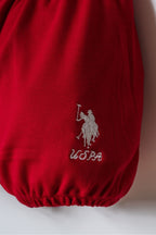 U.S. Polo Assn., Set de tricou cu imprimeu logo si pantaloni scurti