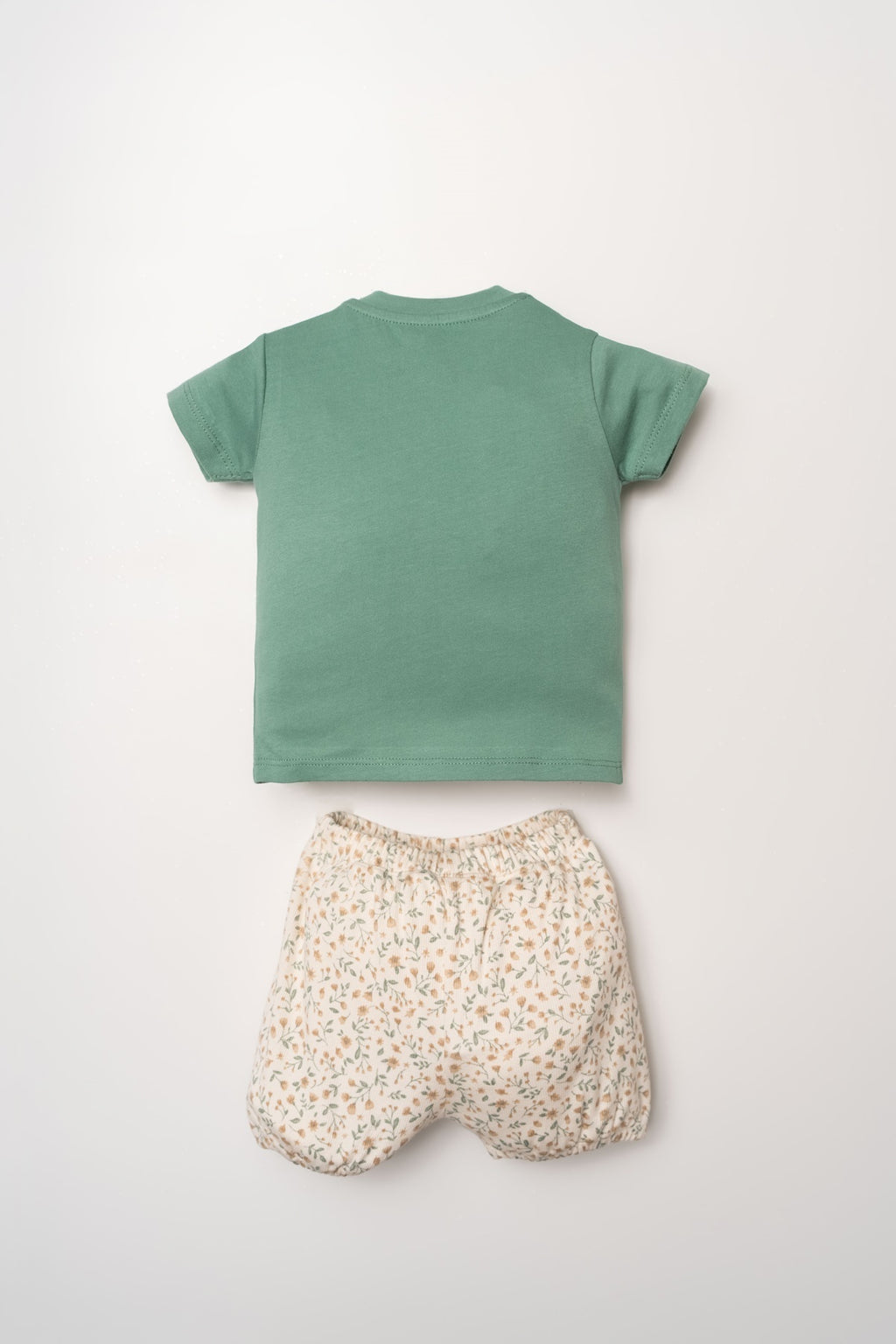 U.S. Polo Assn., Set de tricou si pantaloni scurti cu imprimeu floral