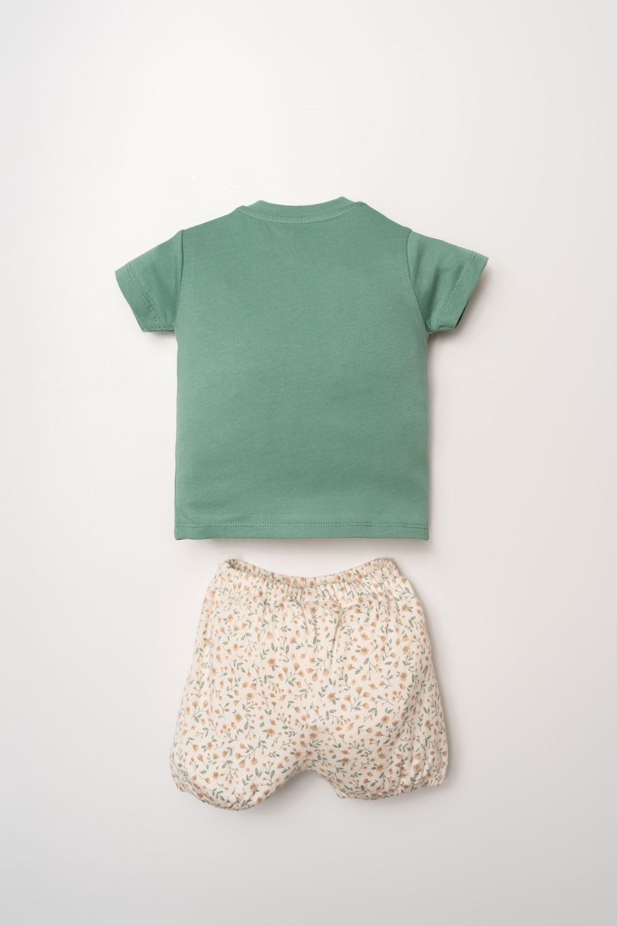 U.S. Polo Assn., Set de tricou si pantaloni scurti cu imprimeu floral
