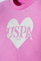 U.S. Polo Assn., Set de tricou si pantaloni scurti cu imprimeu cu dungi