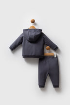 U.S. Polo Assn., Set de imbracaminte cu design colorblock - 3 piese