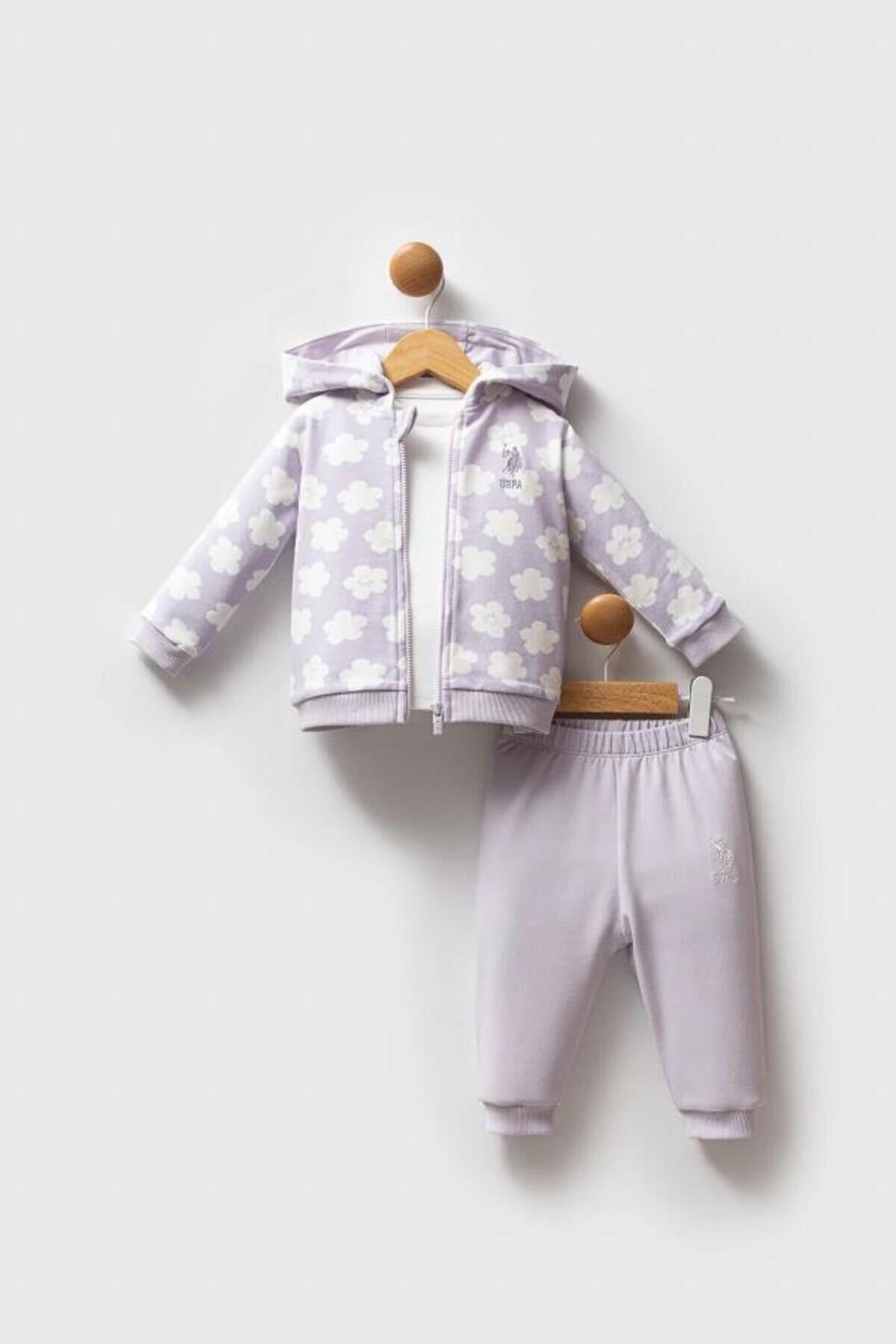 U.S. Polo Assn. Set trei piese pentru fete