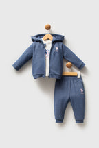 U.S. Polo Assn., Set de hanorac, pantaloni de trening si bluza