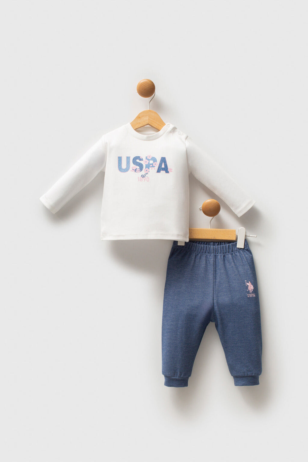 U.S. Polo Assn., Set de hanorac, pantaloni de trening si bluza