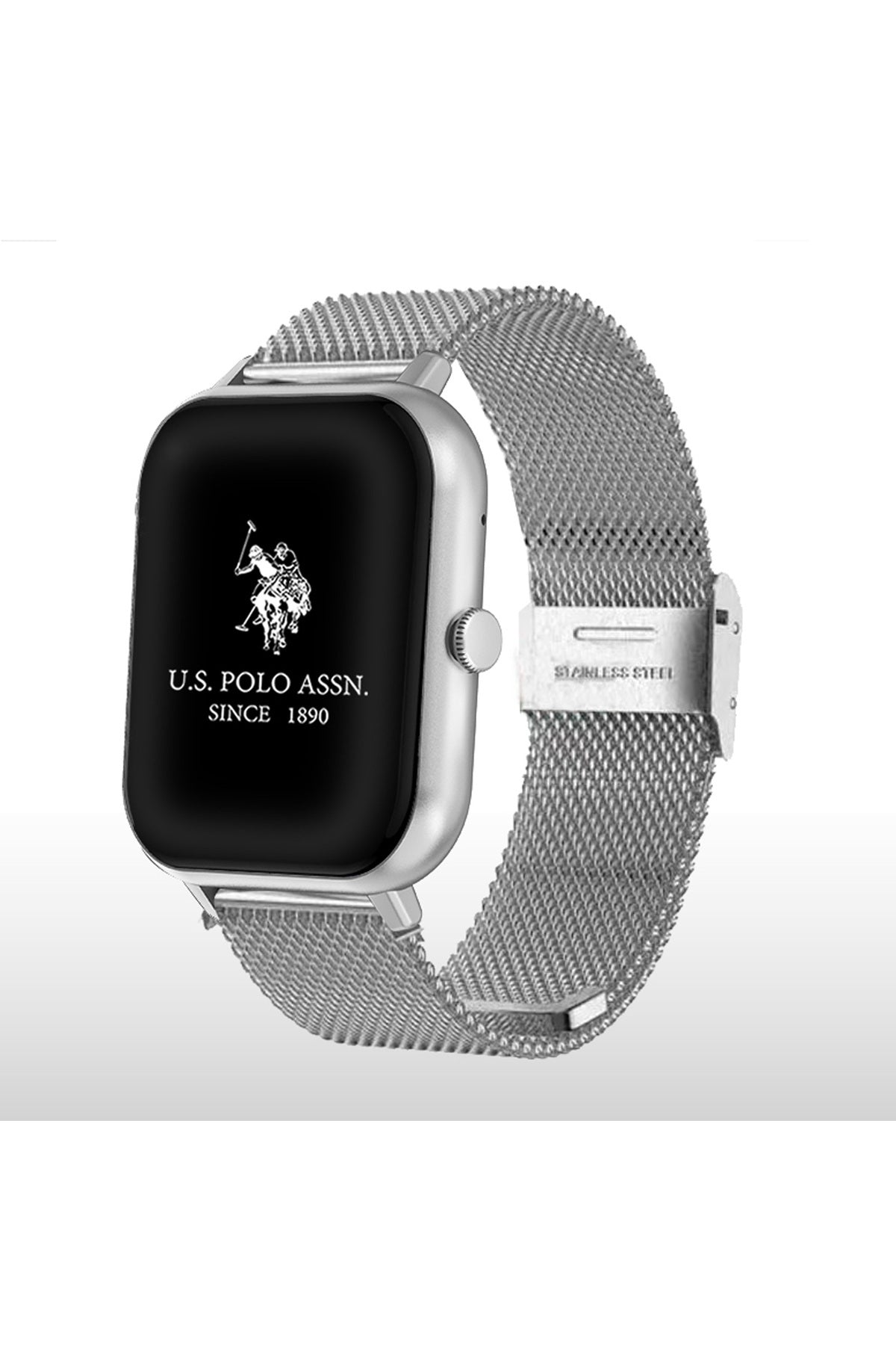 U.S. Polo Assn. Ceas Inteligent Smartwatch, Monitorizare Puls, Notificări Apeluri și Mesaje, Compatibil iOS/Android
