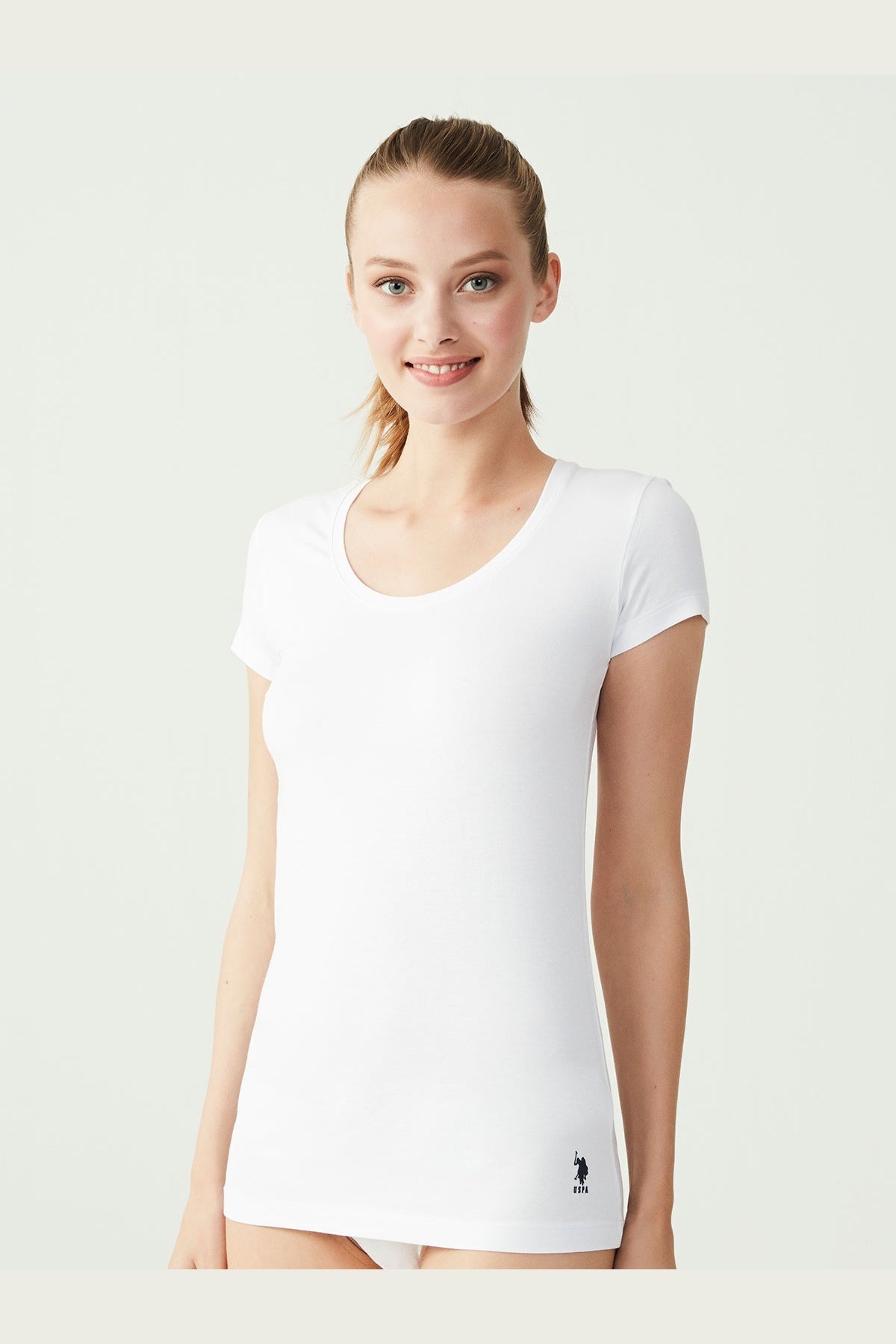 U.S. Polo Assn., Tricou de casa cu logo discret