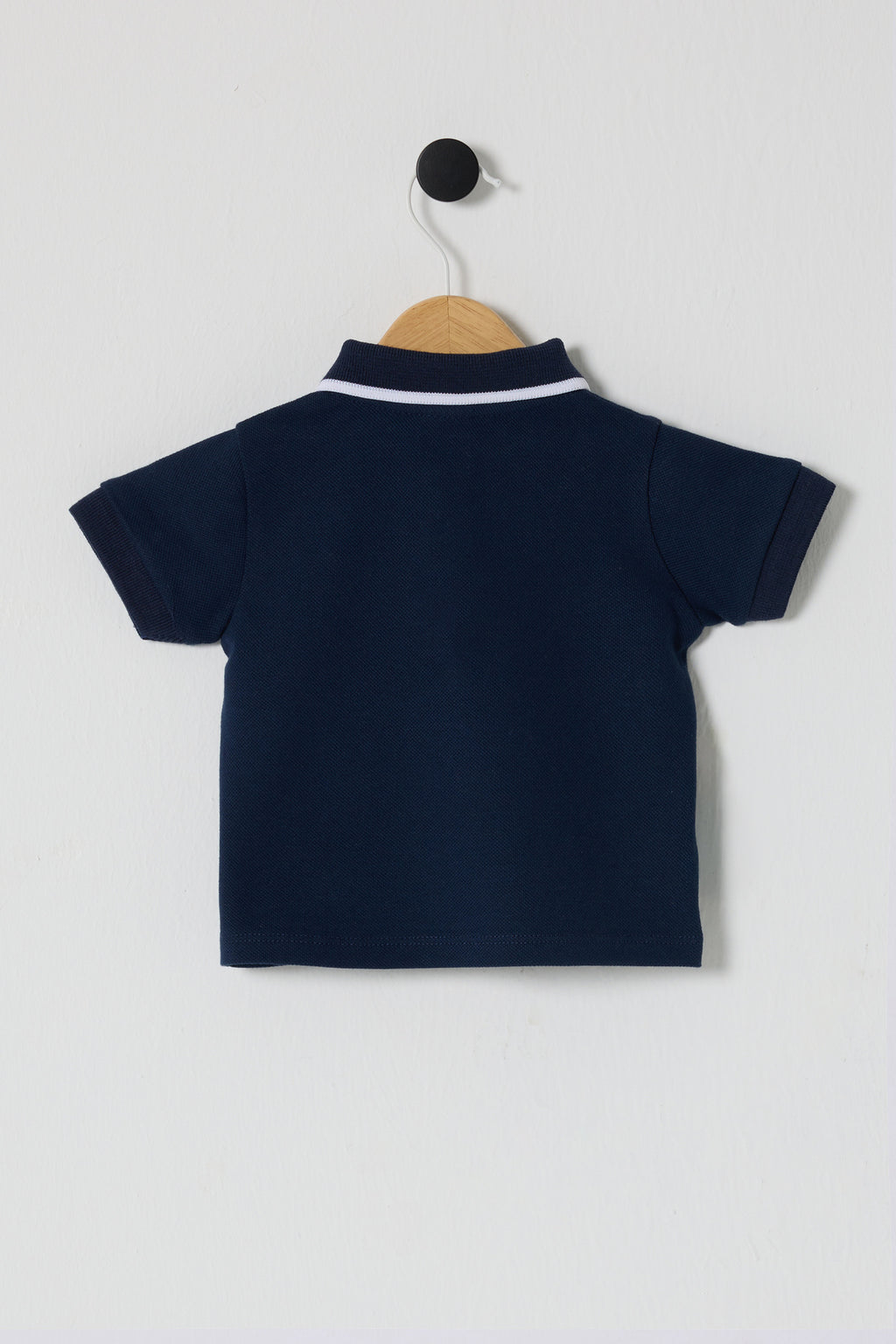 U.S. Polo Assn. Tricou cu guler din bumbac pentru bebelusi