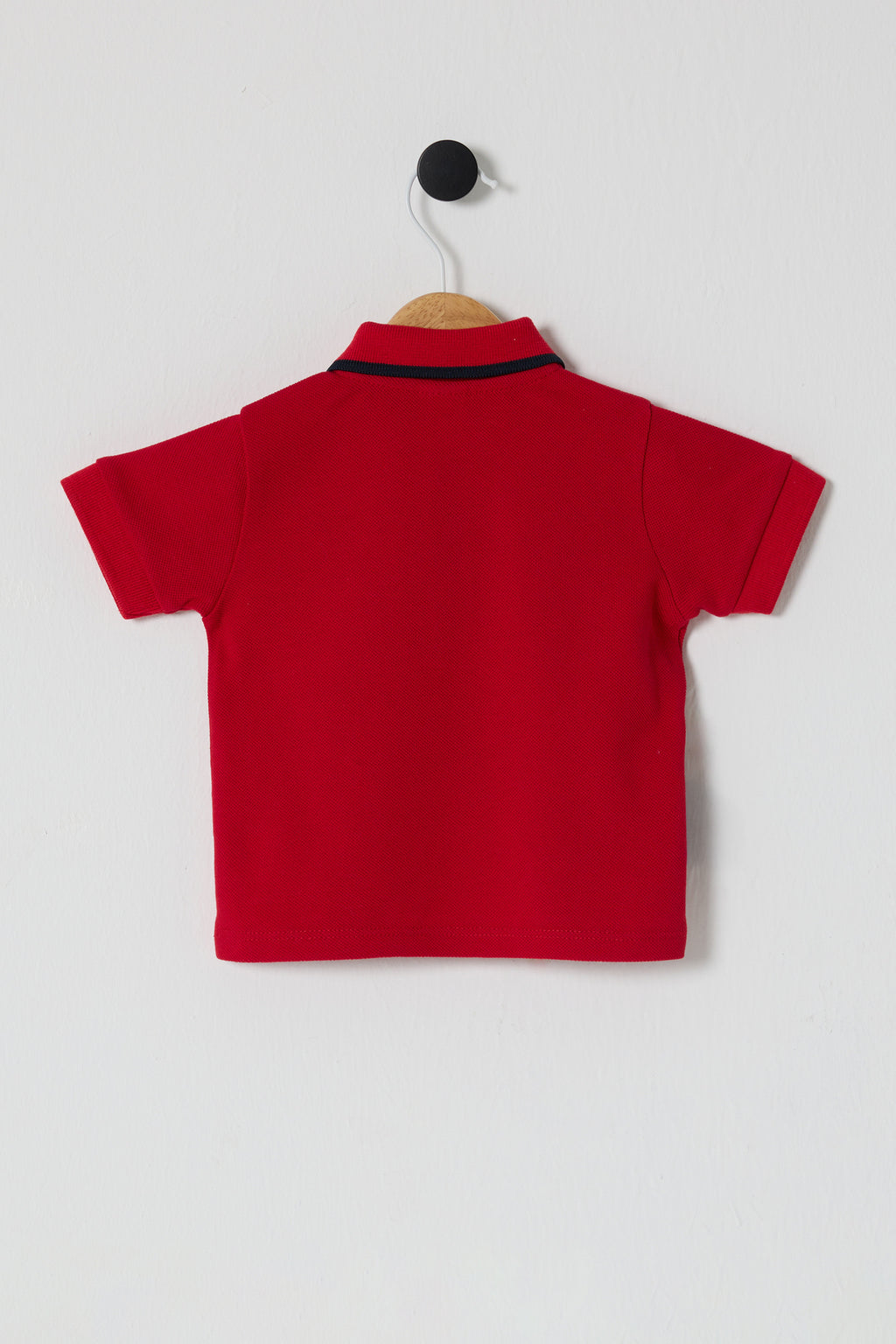 U.S. Polo Assn. Tricou cu guler din bumbac pentru bebelusi