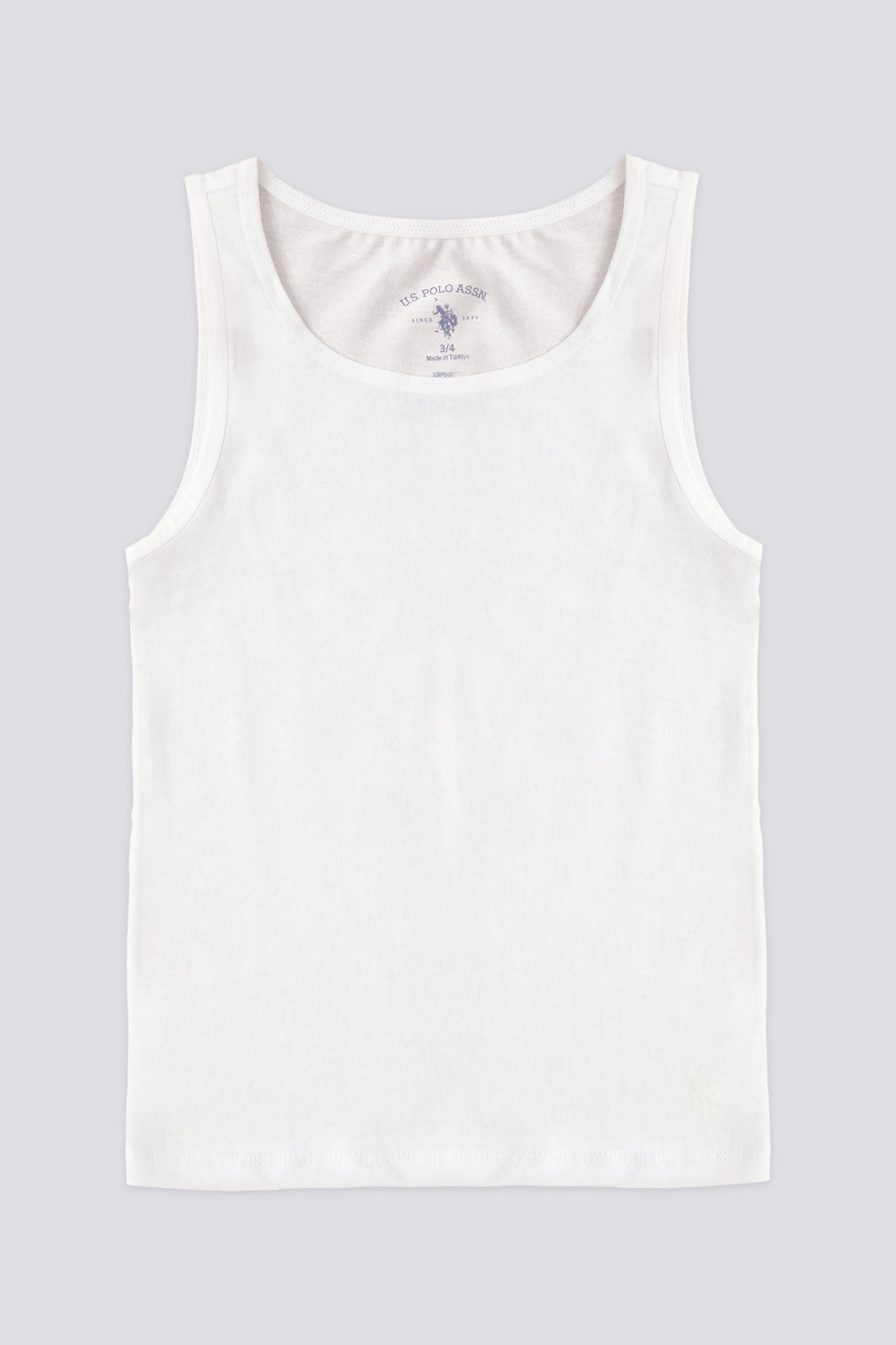 U.S. Polo Assn., Set de topuri de bumbac - 2 piese, pentru copii