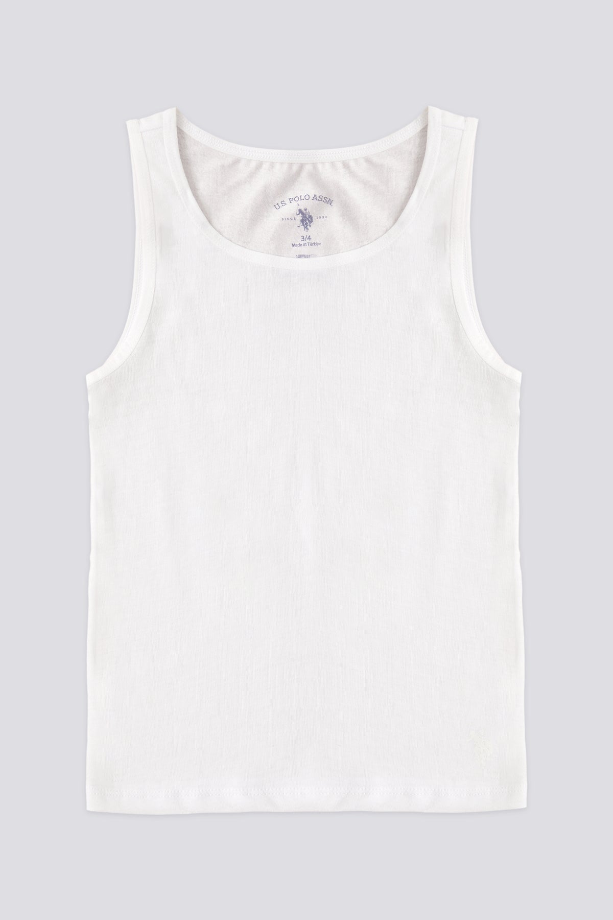 U.S. Polo Assn., Set de topuri de bumbac - 2 piese, pentru copii