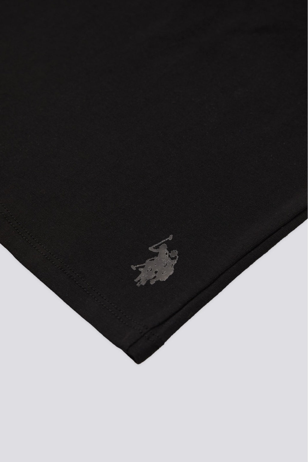 U.S. Polo Assn., Set de topuri de bumbac - 2 piese, Negru, pentru copii