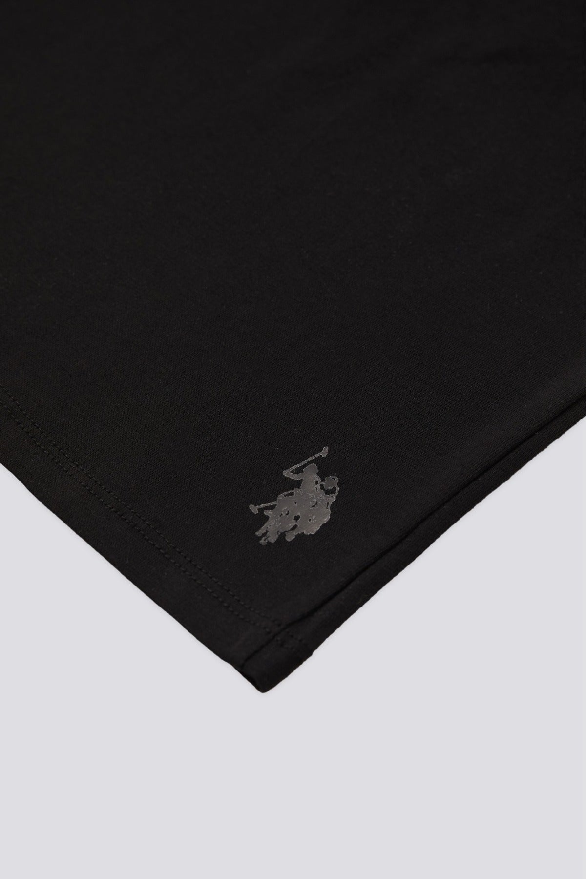 U.S. Polo Assn., Set de topuri de bumbac - 2 piese, Negru, pentru copii