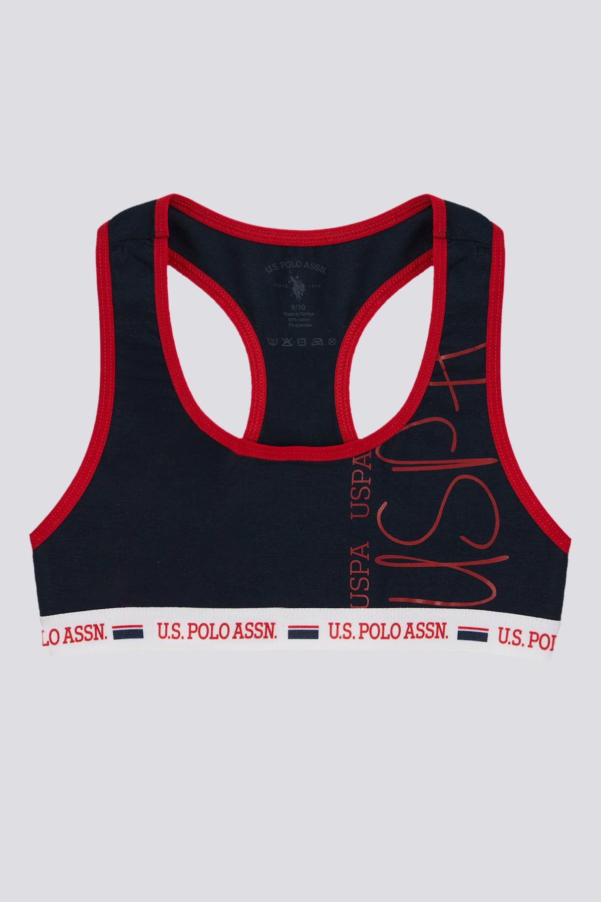 U.S. Polo Assn., Set de bustiere sport - 3 piese, pentru copii