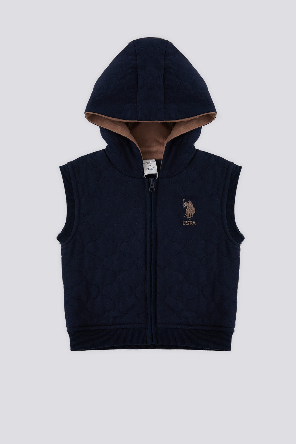 U.S. Polo Assn. Vesta din amestec de bumbac pentru bebelusi