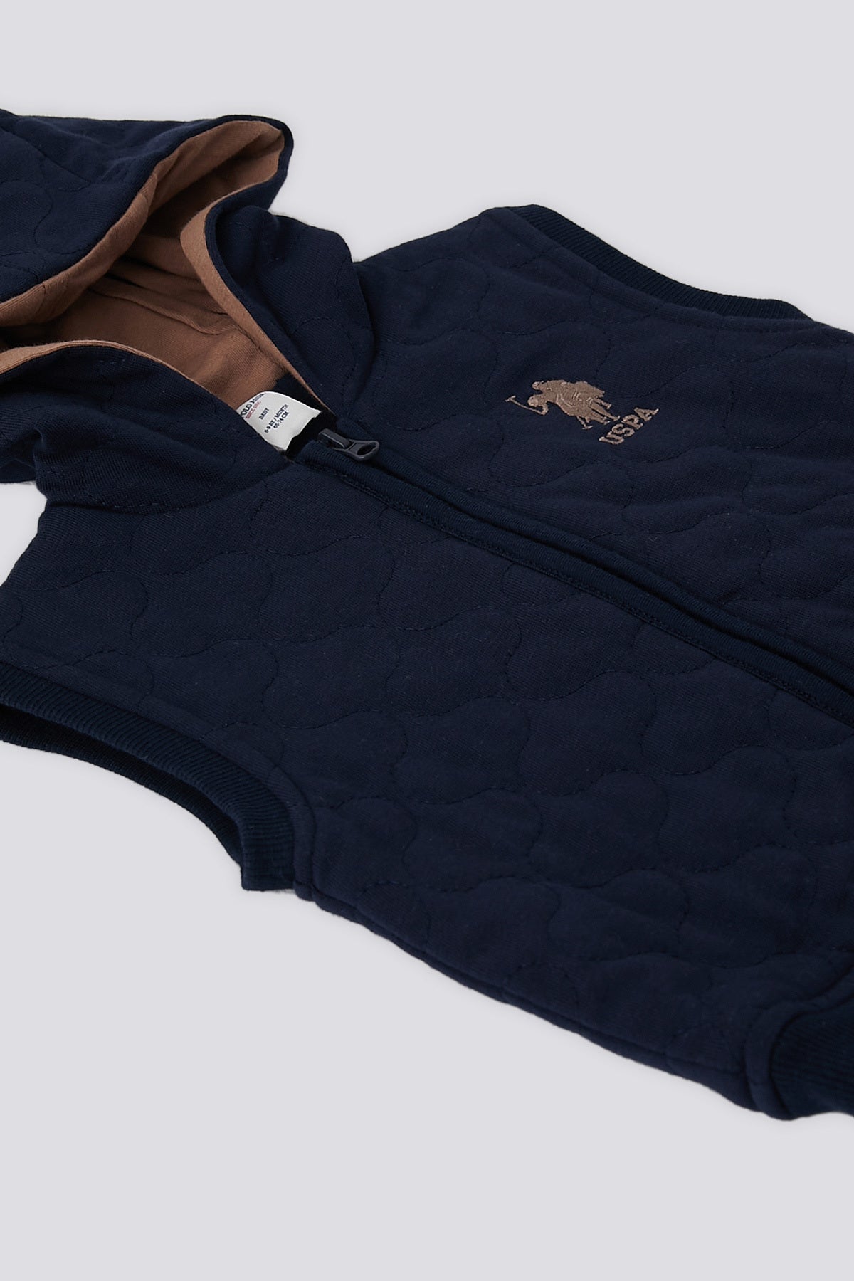 U.S. Polo Assn. Vesta din amestec de bumbac pentru bebelusi