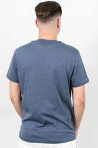 Starter, Tricou cu decolteu la baza gatului, logo discret, regular fit, WARREN, Mov