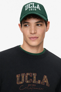 UCLA Sapca Unisex, ajustabila si imprimeu cu logo, Verde, BALLARD