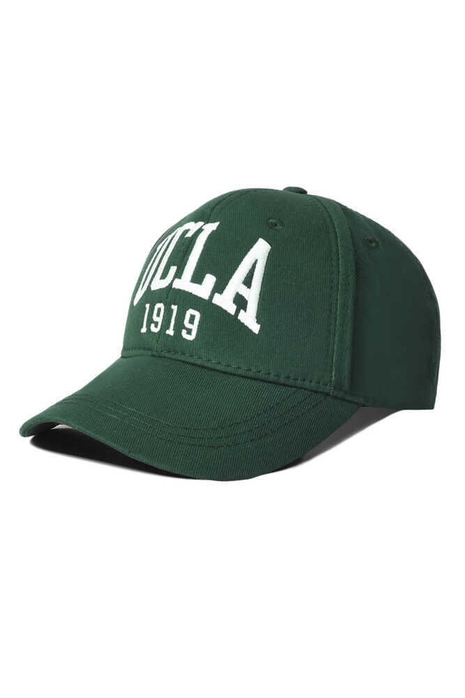 UCLA Sapca Unisex, ajustabila si imprimeu cu logo, Verde, BALLARD