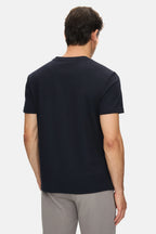 UCLA Tricou cu decolteu la baza gatului, imprimeu cu logo, regular fit, Negru, CANARY