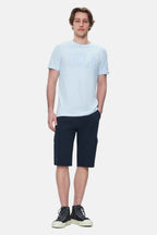 UCLA Tricou cu decolteu la baza gatului, imprimeu cu logo, regular fit, SKYWAY, CULVER