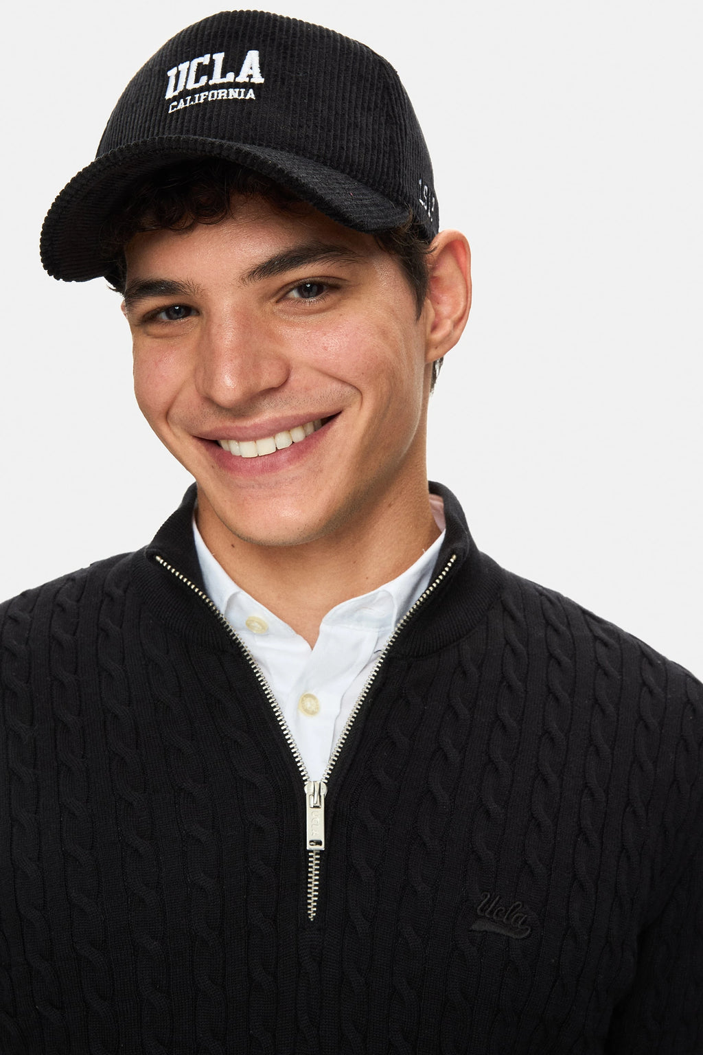 UCLA Sapca Unisex, ajustabila si imprimeu cu logo, Negru, WINDSOR